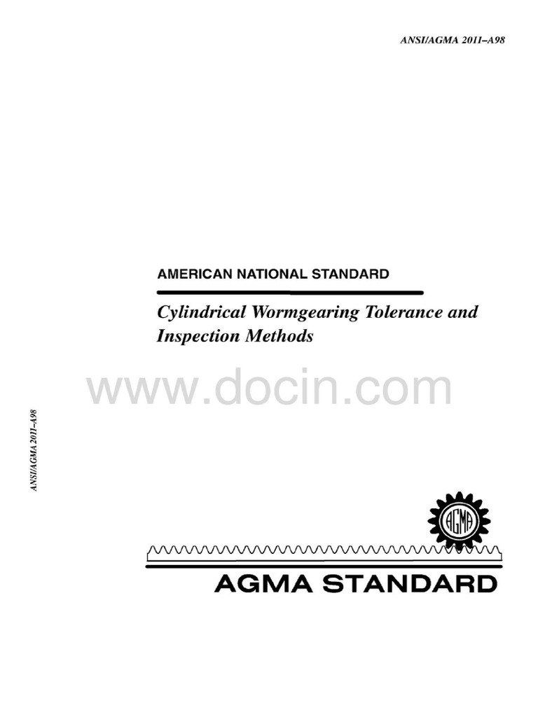 Ansi Agma 2011 A98 PDF
