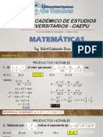 CAEPU 2022 Virtual (Semana N°03) - 1. Productos Notables