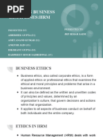 HVBE Ethics Business Disciplines HRM