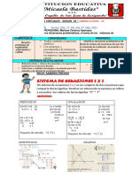 Sistemas de ecuaciones 2x2