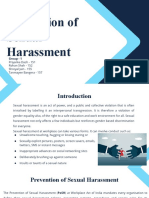 Preventing Workplace Harassment (POSH