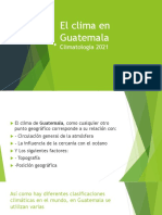 El Clima en Guatemala - 2021