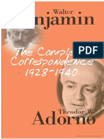 Benjamin, Walter. The Complete Correspondence