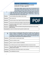 Premisas y Conclusiones