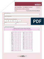 Ensino Médio - 1º Ano Série em - Ciências Da Natureza - N1001