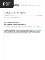 True Bypass With Latching Relay: Smudgerd 14 Comments