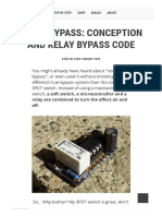 Coda Effects - Relay Bypass - Conception and Relay Bypass Code