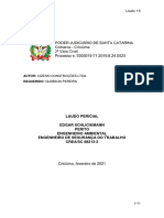 Loteamento residencial avaliado em laudo pericial