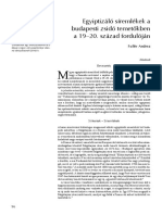 Egyiptizáló Síremlékek A Budapesti Zsidó Temetőkben A 19-20. Század Fordulóján