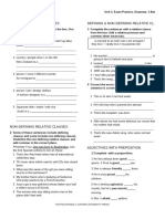 Defining Relative Clauses Defining & Non-Defining Relative CL