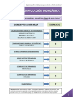 Tema 1. Formulación Inorgánica Ejercicios