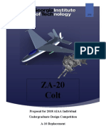 ZA-20 Colt: Proposal For 2018 AIAA Individual Undergraduate Design Competition A-10 Replacement