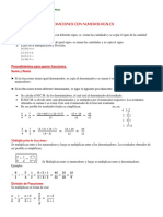 Operaciones Con Fracciones y Radicales