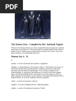 Demonic Hierarchy Explained | PDF | Demons | Satan