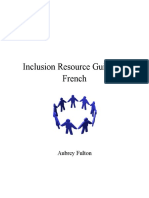 Inclusion Resource Guide For French