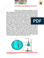 Temperatura de Ebullicion