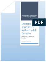 Dualidad Imperativo-Atributiva Del Derecho: Hecho, Acto y Sujetos de Derecho