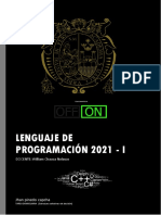 Segunda Practica Domiciliaria Del Curso de Lenguaje de Programacion 2021jp10