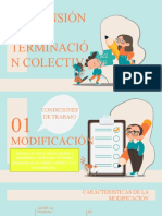 10. Modificación, suspensión y terminación colectiva