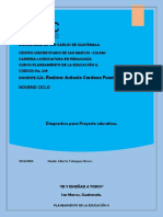 Diagnóstico Lic. Roelmer, Noveno Ciclo.