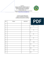 Daftar Hadir Pengurus Kopma