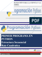 Progra ModuloIII ProgramacionPython PrgSecuencial RaizCuadratica
