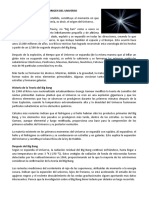 La Teoria Del Big Bang y El Origen Del Universo