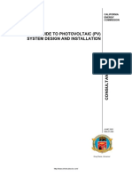 A Guide To Photovoltaic (PV) System Design and Installation: California Energy Commission