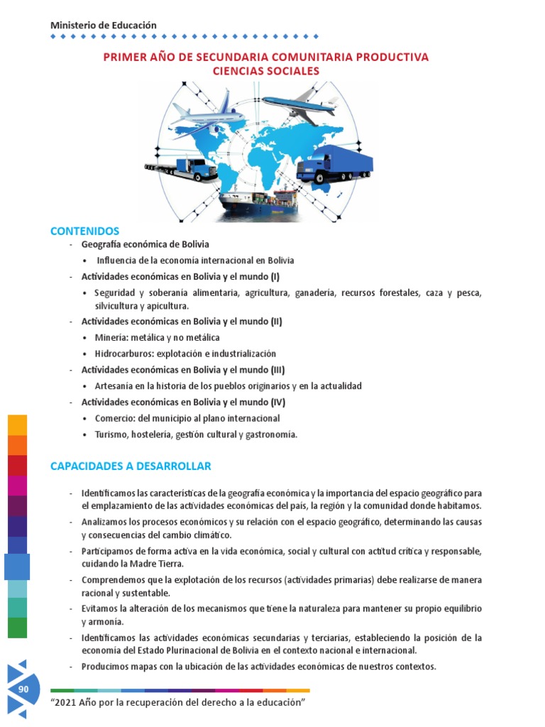 Texto Sociales 3er Trimestre 1ro Secundaria | PDF | Minería | Geografía