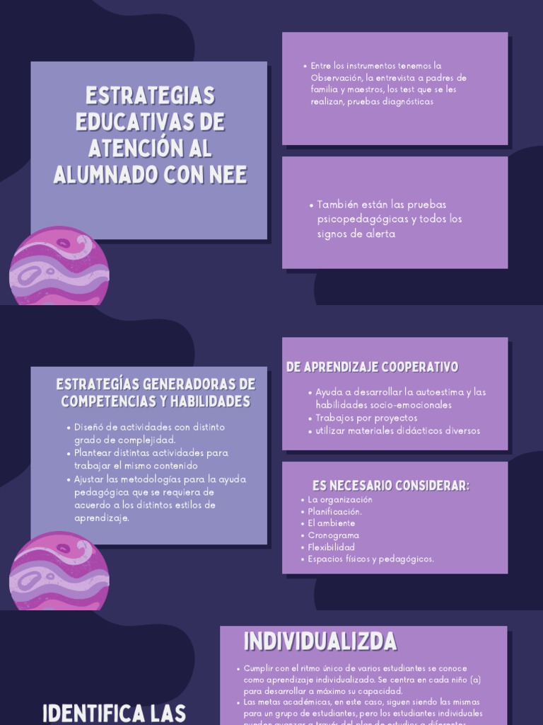 Estrategias Educativas de Aención Al Alumnado Con Nee | PDF | Plan de ...