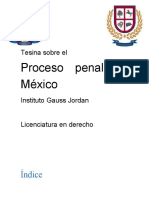 Tesina Proceso Penal Mexico
