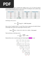 Source Symbol P Binary Code Shannon-Fano: Example 1