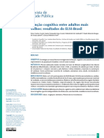 Cognição ELSI Baseline 2018