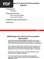 EAM Support For Services Procurement Agenda: Setup and Process