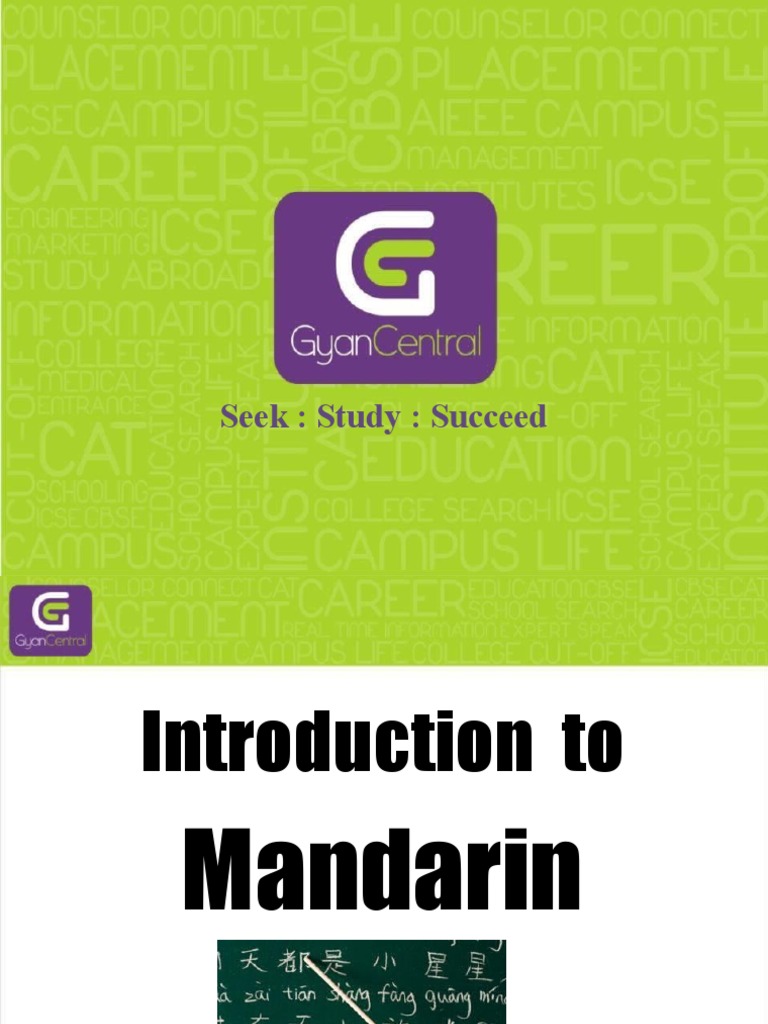 Introduction To Mandarin PDF China World Politics