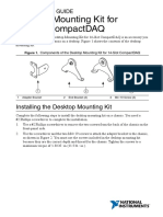 Desktop Mounting Kit For 14-Slot Compactdaq: Installation Guide