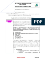 Taller Documentos Organizacionales