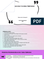 Presentasi KKN Desa Tempuran 2022 Baru