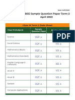 Date Sheet Sample Paper - Compressed