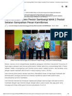 Kanit Binmas Polres Pesisir Sambangi MAN 2 Pesisir Selatan Sampaikan Pesan Kamtibmas - Kementerian Agama Provinsi Sumatera Barat