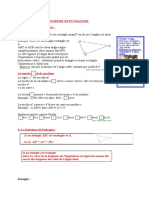 4 Le Theoreme de Pythagore Cours II 20092010