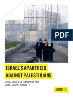 Amnesty International Apartheid Israel