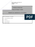 Discentes - produção artístico-cultural