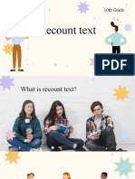 Recount Text: 10th Grade