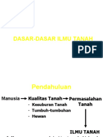 Dasar Ilmu Tanah Transparansi