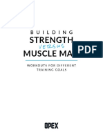 Building Strength vs. Muscle Mass PDF Opex