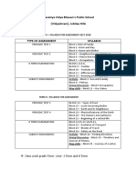 Class III Social Science Assessement Syllabus2017 18