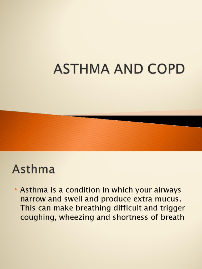 ASTHMA AND COPD Pharmacology | PDF | Asthma | Chronic Obstructive ...