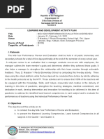 Department of Education: Title Date Venue Source of Fund Target No. of Participants I. Rationale