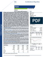 Bandhan Bank: High Earnings Visibility On Back of Continued MFI Dominance